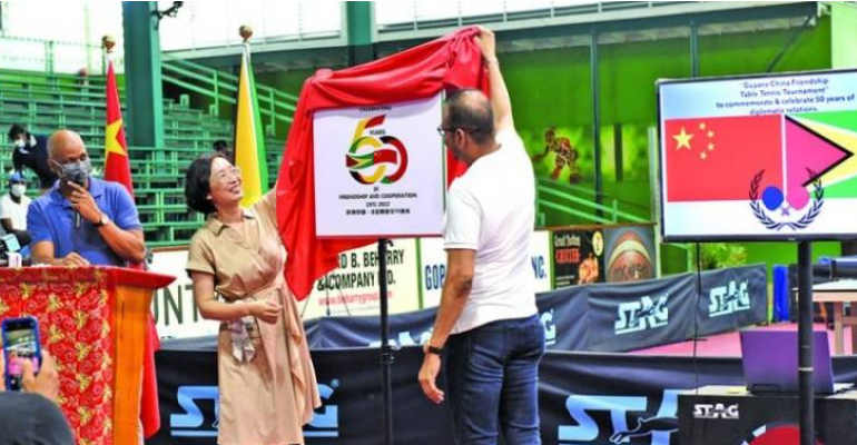 Ambassador Guo Haiyan’s Interview on the 50thAnniversary of the Establishment of DiplomaticRelations between China and Guyana